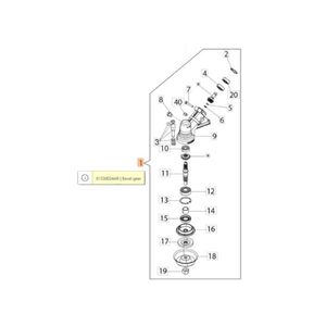 Oleo-Mac BC540 sz&ouml;ghajt&aacute;s 32 mm csőh&ouml;z